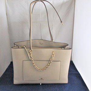 Michael Kors Cece Medium Ribbon Chain Leather Tote  #3374